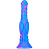 F*CK MY COLOR Gode Dog Long 26 x 6cm Bleu-Rose